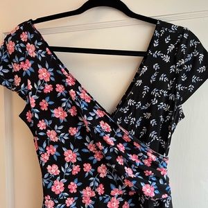 Floral Mixed Print Maxi dress